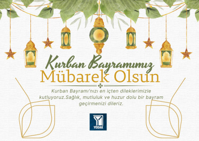 Yükseköğretim Planlama, Denetleme, Akreditasyon ve Koordinasyon Kurulu (YÖDAK) Kurban Bayramı Mesajı