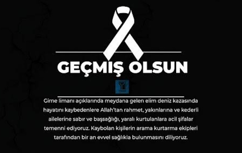 Başsağlığı Dileklerimizi İletiyoruz