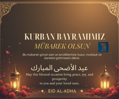 Eid al-Adha Message from Y&Ouml;DAK